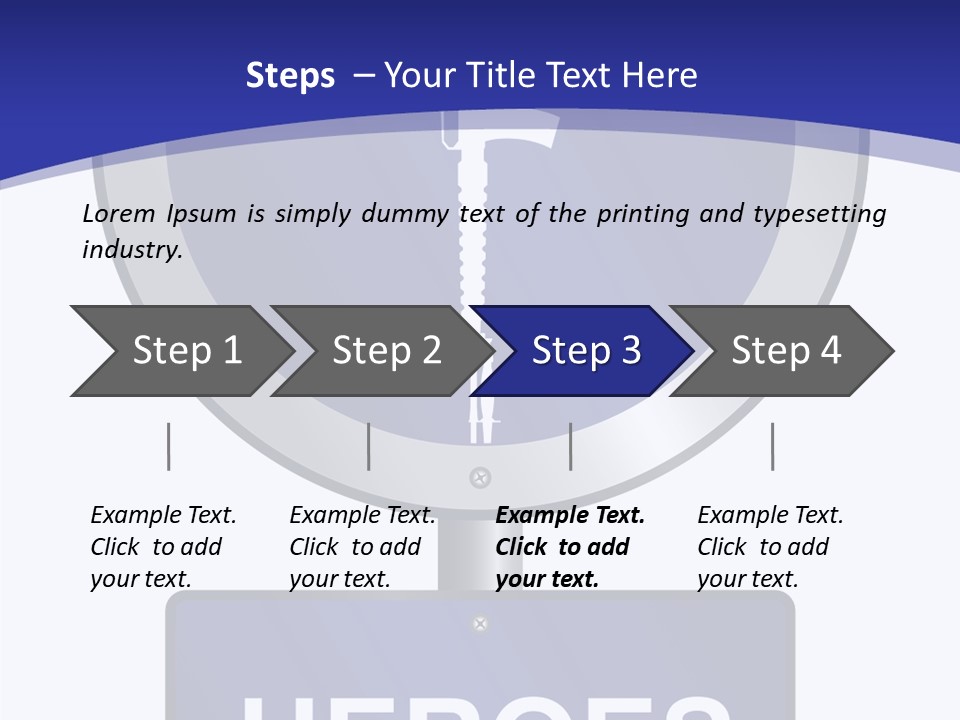 Caregiver White Background Close Up PowerPoint Template