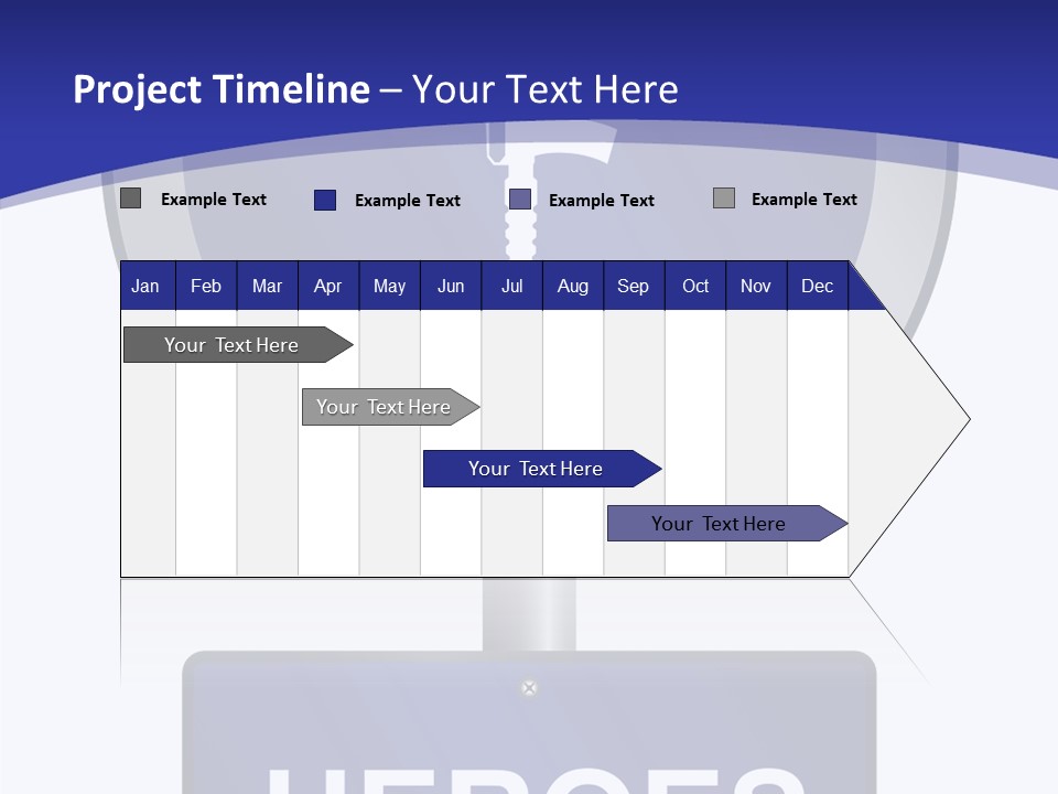 Caregiver White Background Close Up PowerPoint Template