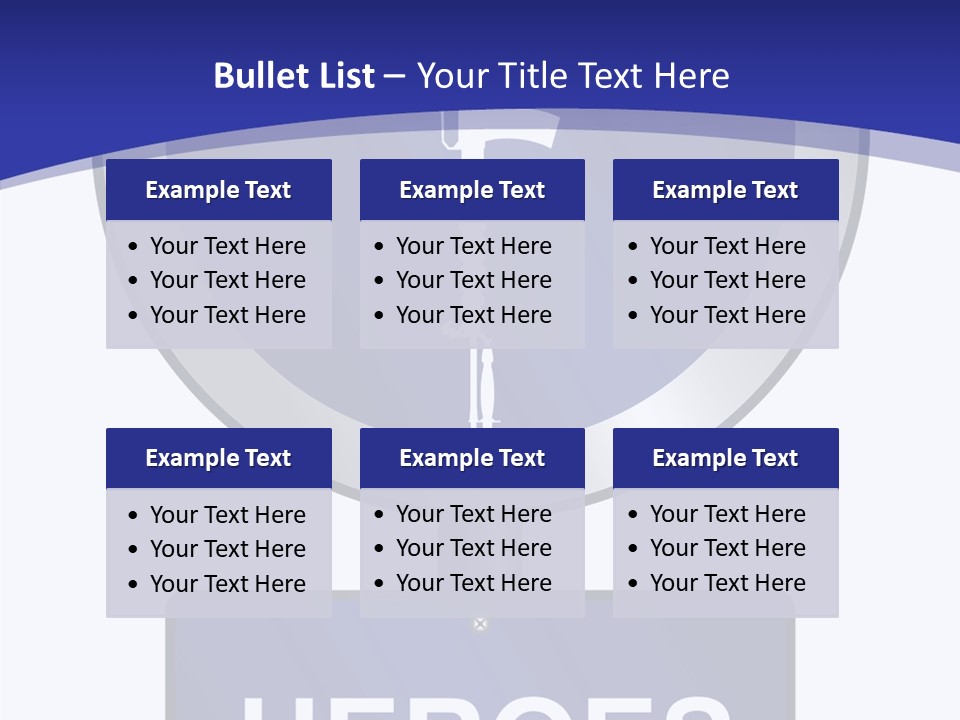 Caregiver White Background Close Up PowerPoint Template