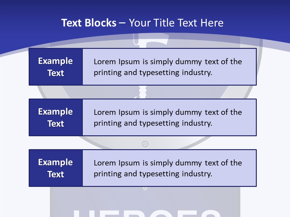 Caregiver White Background Close Up PowerPoint Template