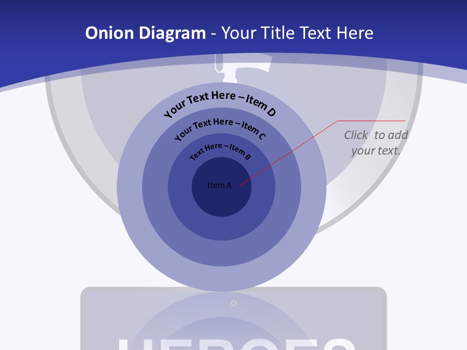 Caregiver White Background Close Up PowerPoint Template