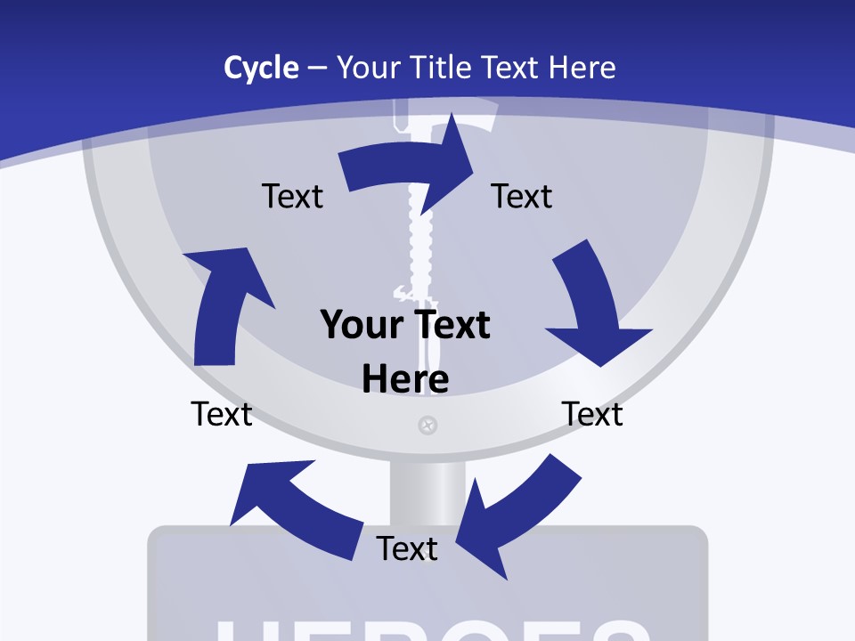 Caregiver White Background Close Up PowerPoint Template