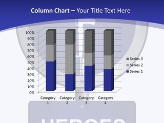 Caregiver White Background Close Up PowerPoint Template