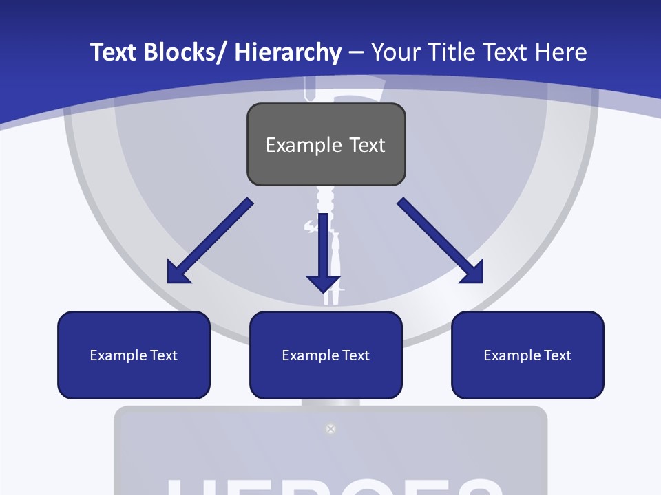 Caregiver White Background Close Up PowerPoint Template