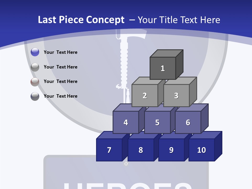 Caregiver White Background Close Up PowerPoint Template