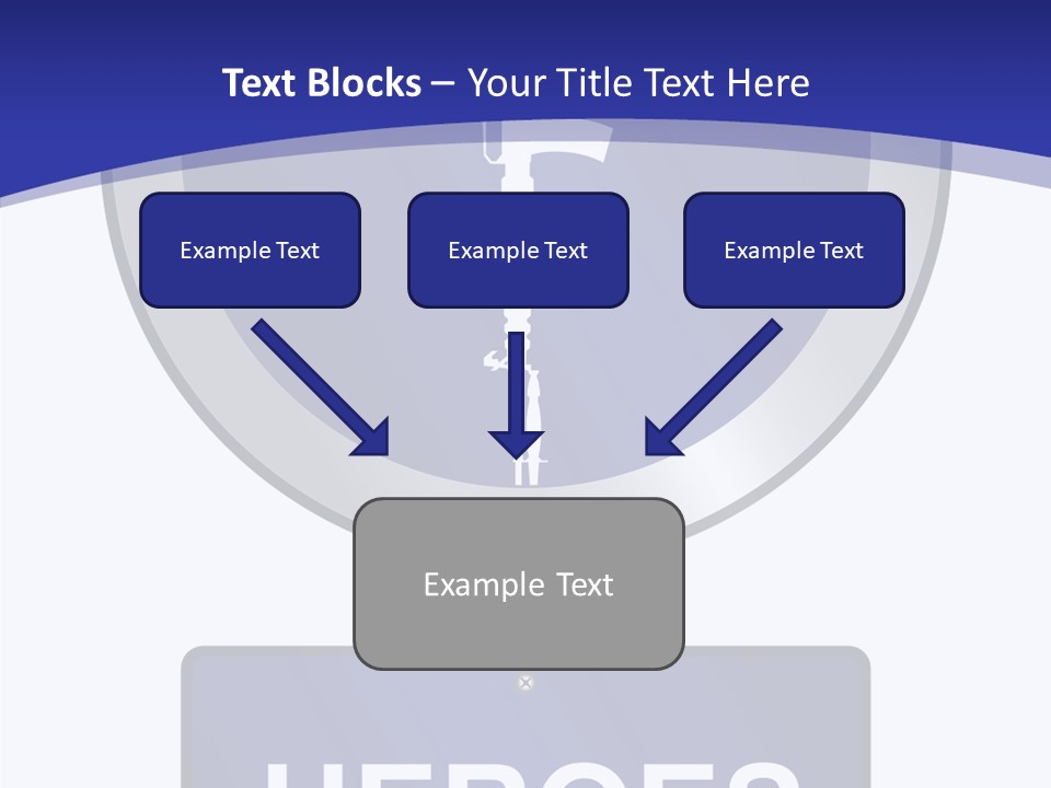 Caregiver White Background Close Up PowerPoint Template