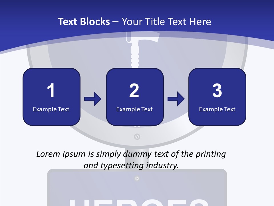 Caregiver White Background Close Up PowerPoint Template