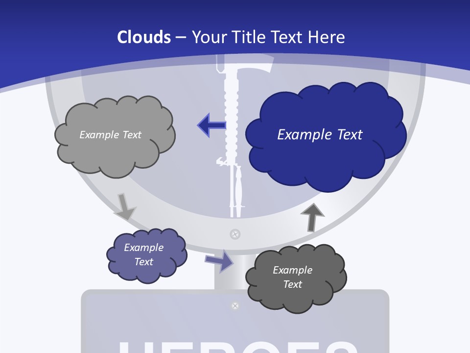 Caregiver White Background Close Up PowerPoint Template