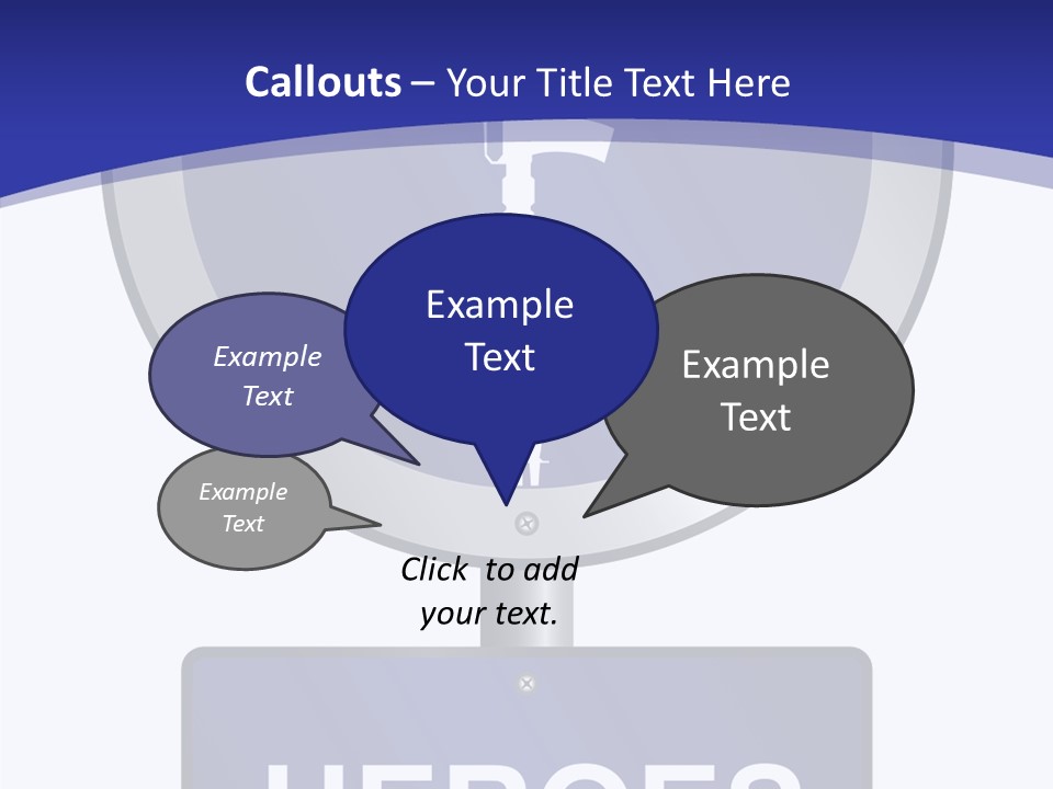 Caregiver White Background Close Up PowerPoint Template