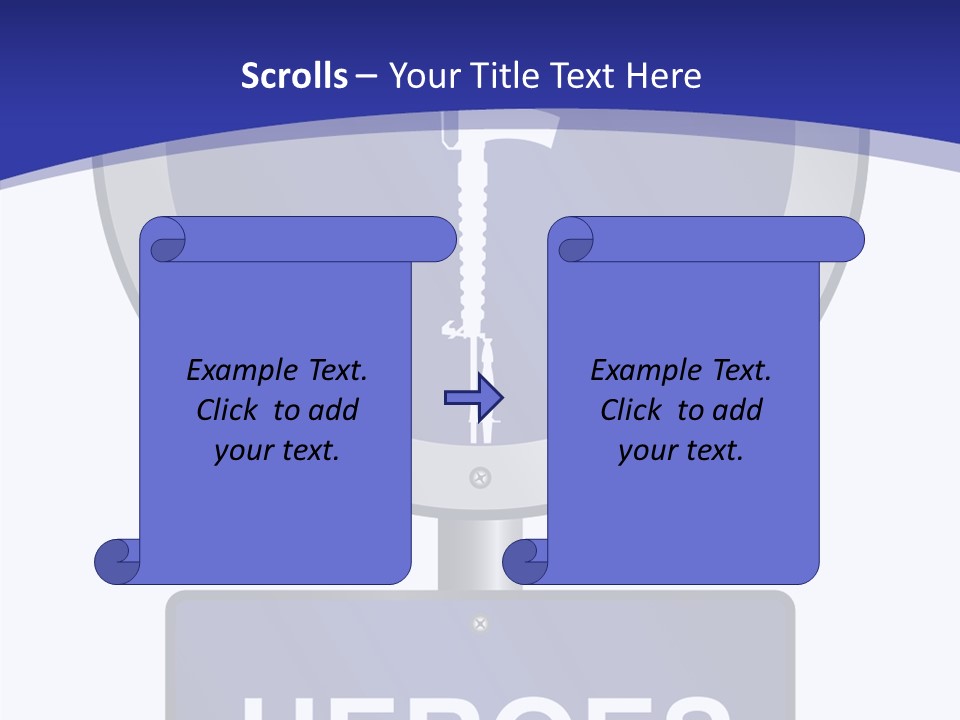 Caregiver White Background Close Up PowerPoint Template