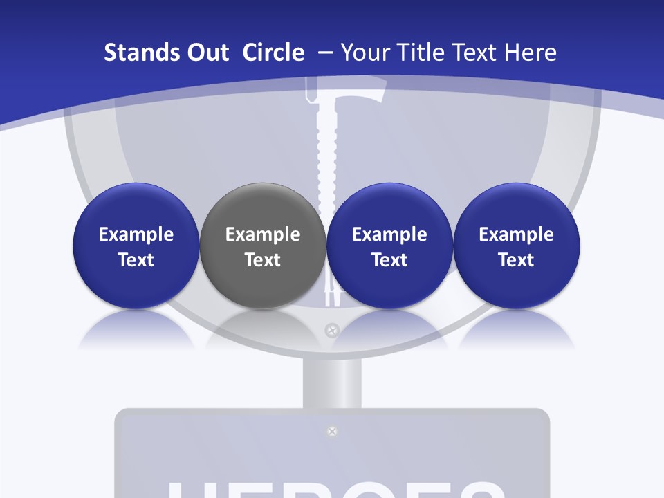 Caregiver White Background Close Up PowerPoint Template