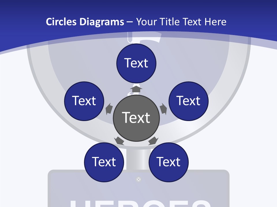 Caregiver White Background Close Up PowerPoint Template