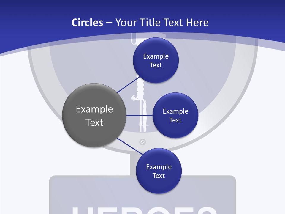 Caregiver White Background Close Up PowerPoint Template