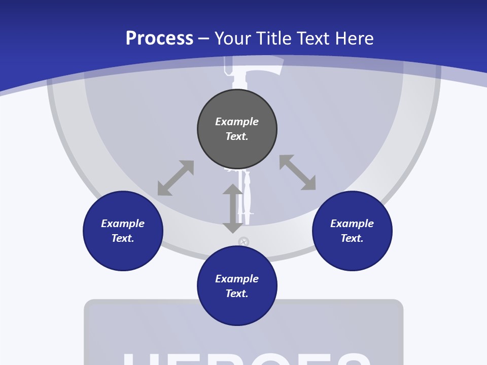 Caregiver White Background Close Up PowerPoint Template