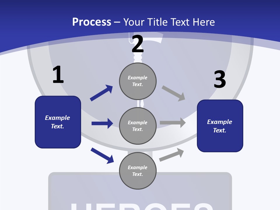 Caregiver White Background Close Up PowerPoint Template