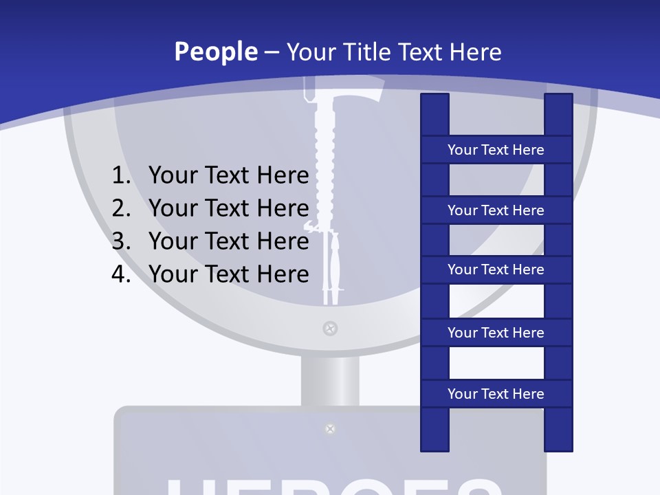 Caregiver White Background Close Up PowerPoint Template