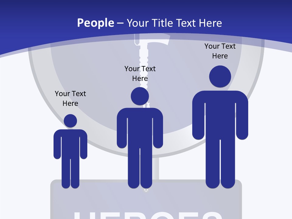 Caregiver White Background Close Up PowerPoint Template