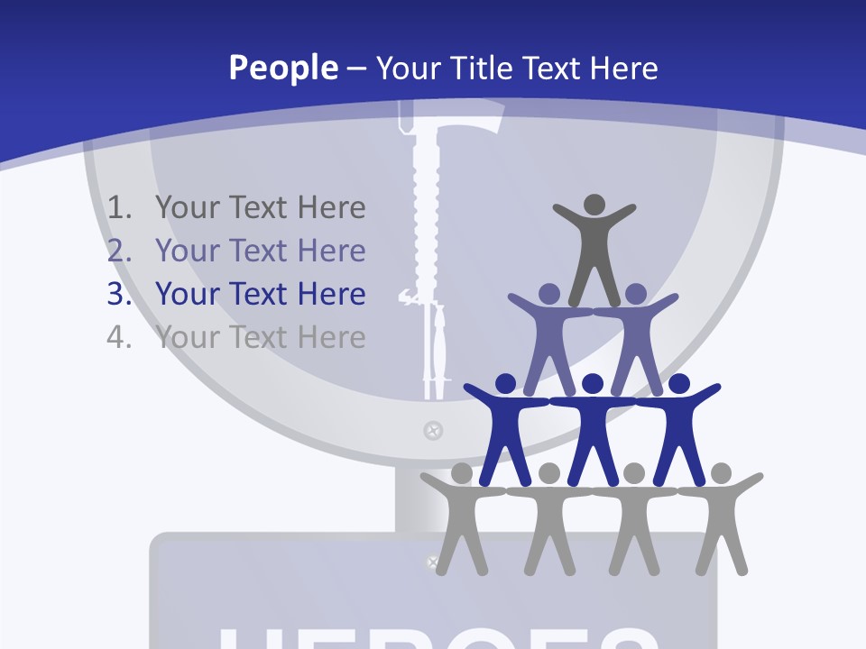 Caregiver White Background Close Up PowerPoint Template