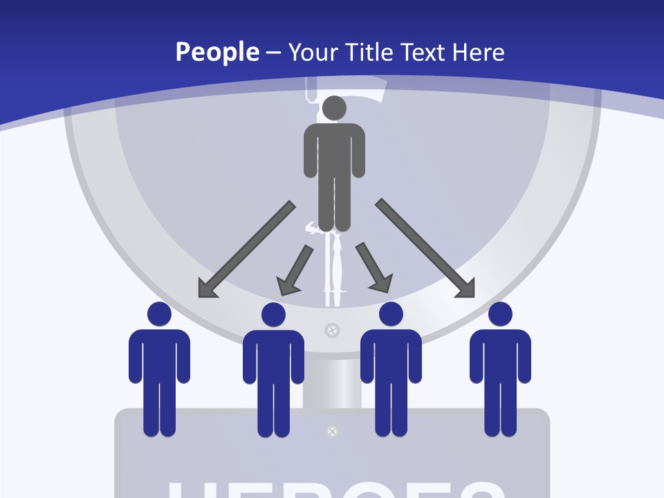 Caregiver White Background Close Up PowerPoint Template