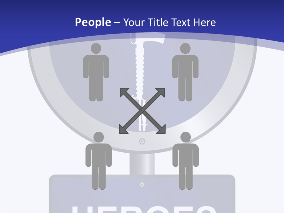 Caregiver White Background Close Up PowerPoint Template