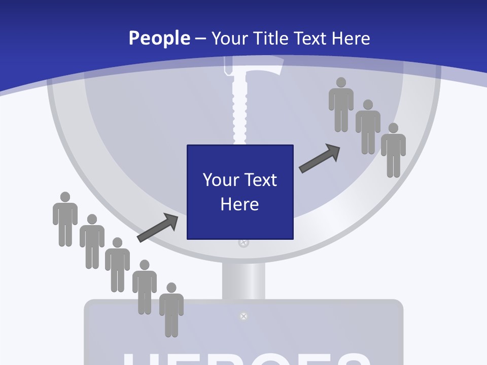 Caregiver White Background Close Up PowerPoint Template