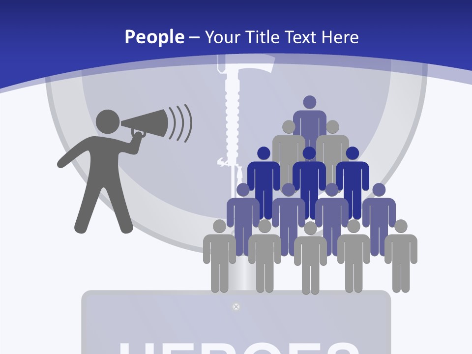 Caregiver White Background Close Up PowerPoint Template