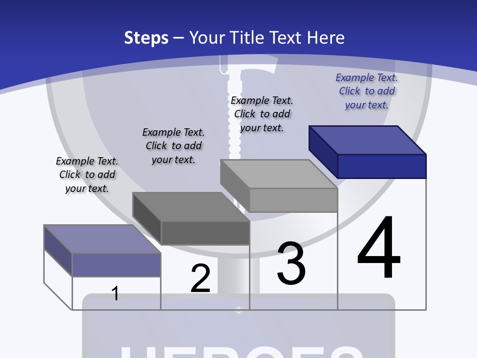 Caregiver White Background Close Up PowerPoint Template