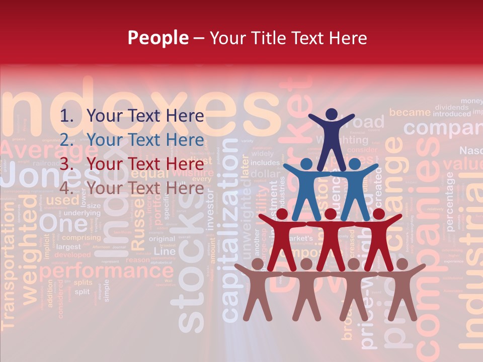 Senior  Closeup Finger PowerPoint Template