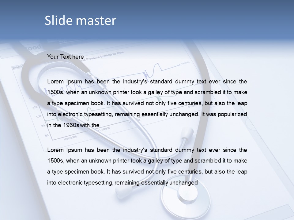 Young White Background Senior PowerPoint Template