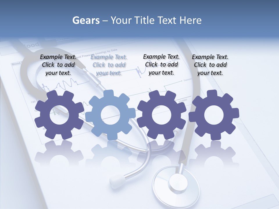 Young White Background Senior PowerPoint Template