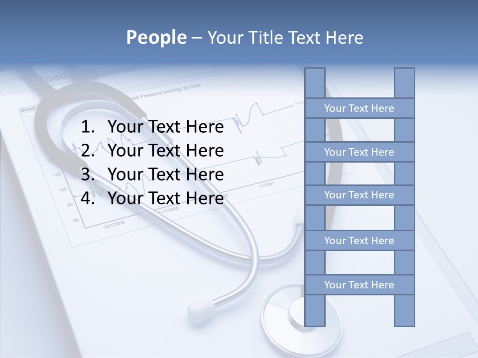 Young White Background Senior PowerPoint Template