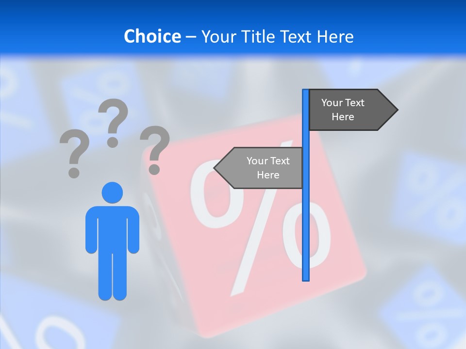 Closeup White Background Help PowerPoint Template