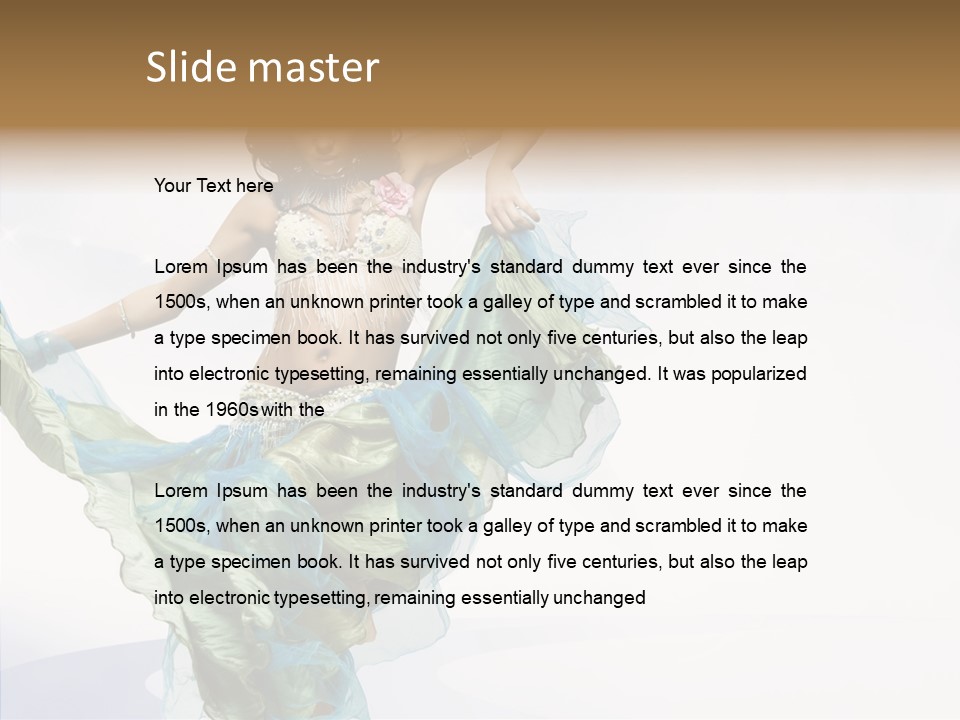 Human Finger Elder PowerPoint Template