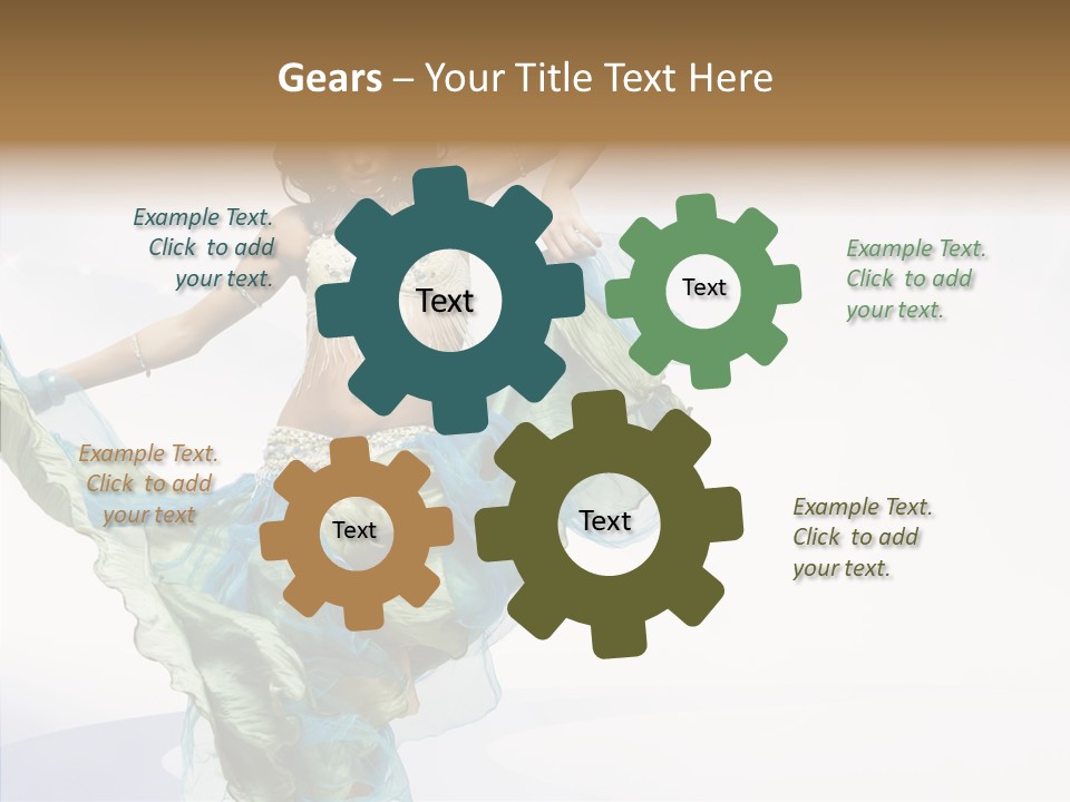 Human Finger Elder PowerPoint Template