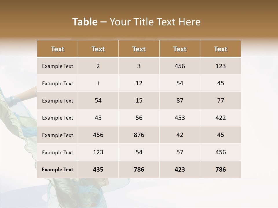 Human Finger Elder PowerPoint Template