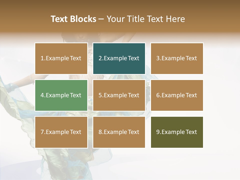 Human Finger Elder PowerPoint Template