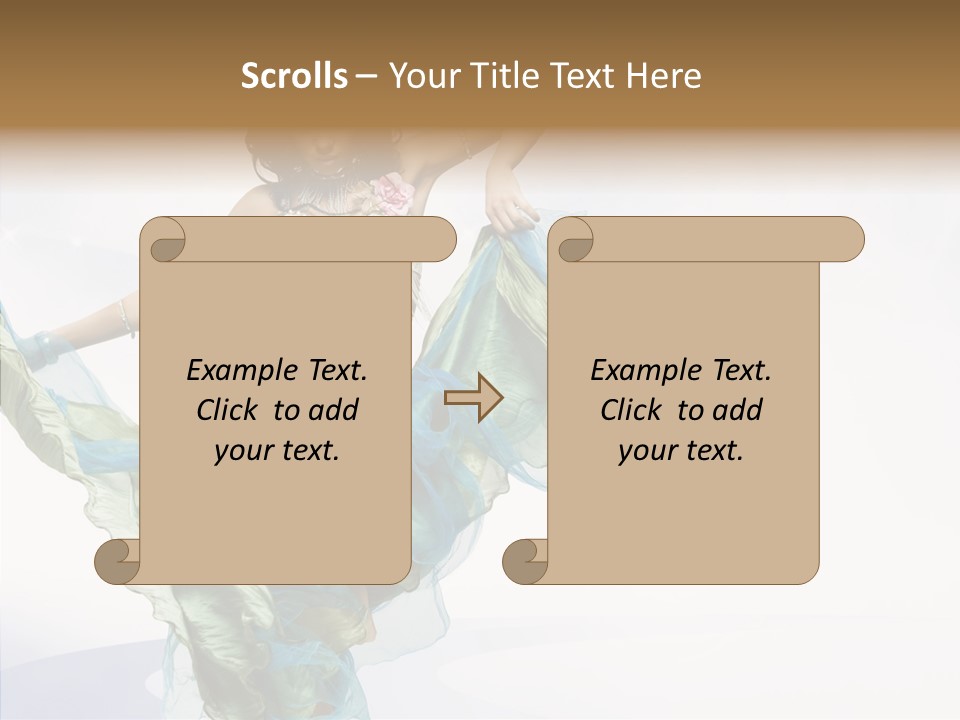 Human Finger Elder PowerPoint Template