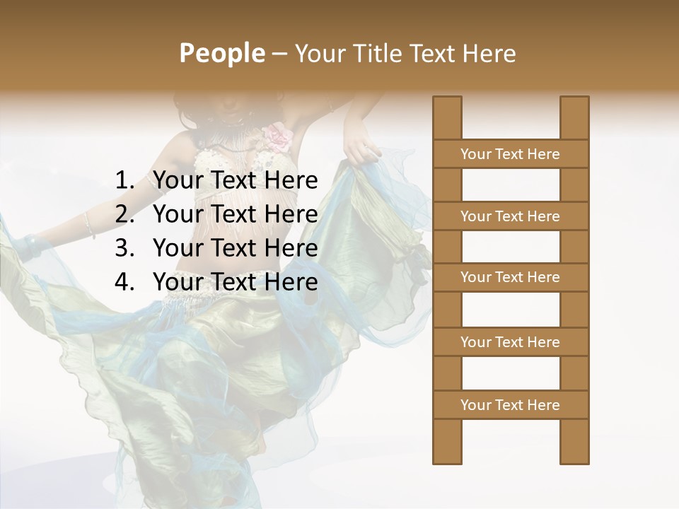 Human Finger Elder PowerPoint Template