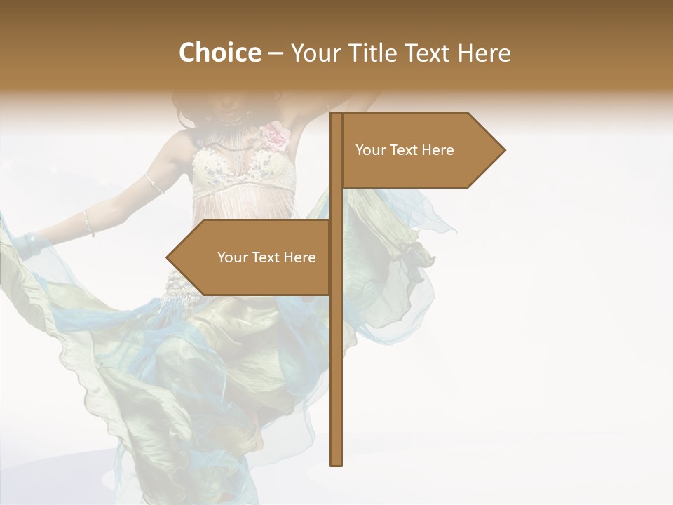 Human Finger Elder PowerPoint Template