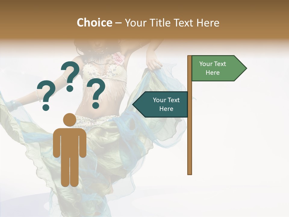Human Finger Elder PowerPoint Template