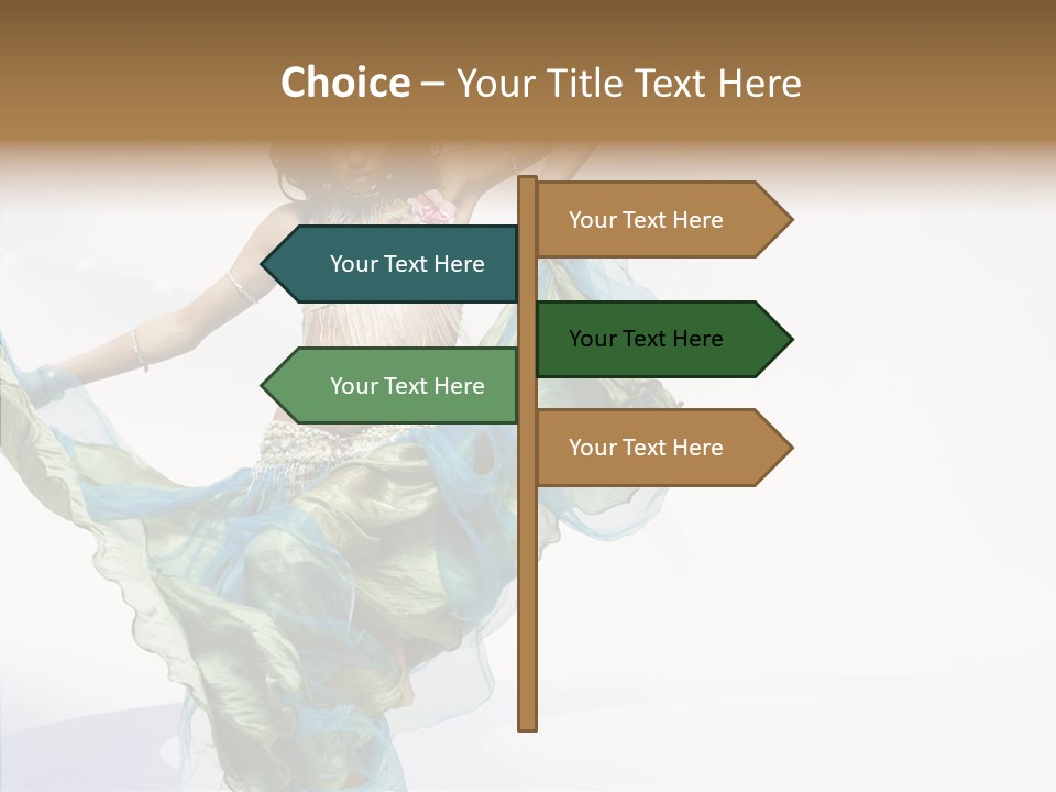 Human Finger Elder PowerPoint Template