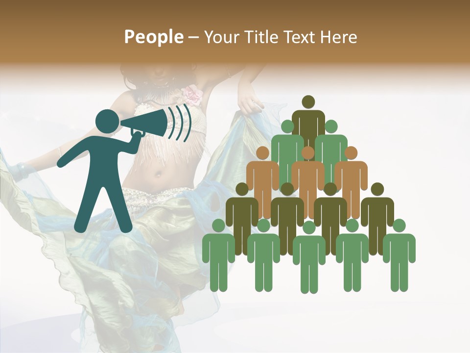 Human Finger Elder PowerPoint Template