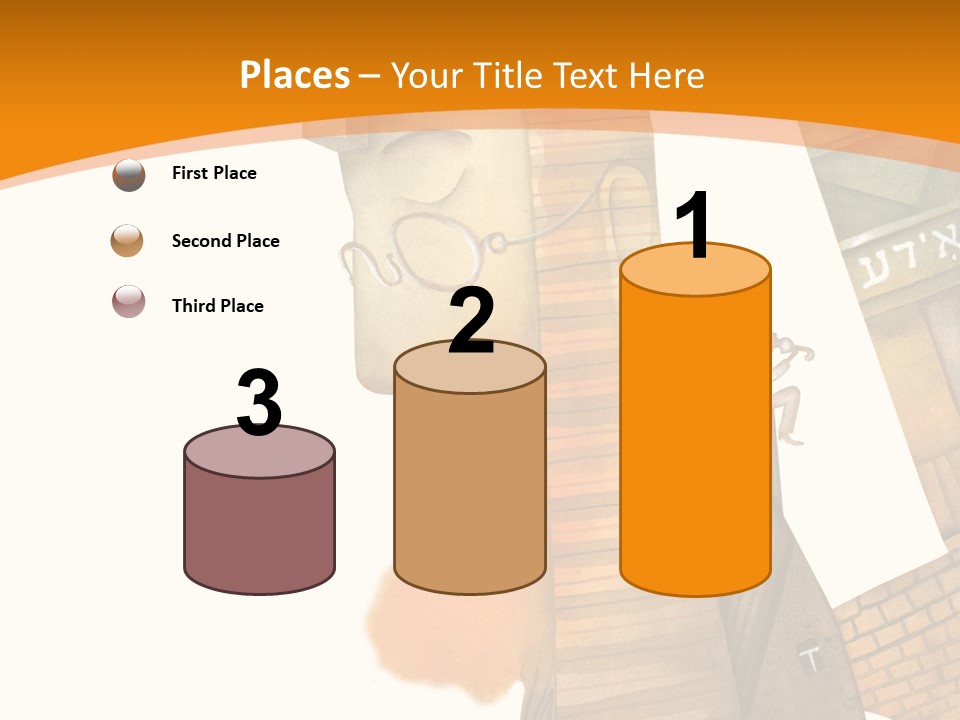 White Grandmother Hold PowerPoint Template