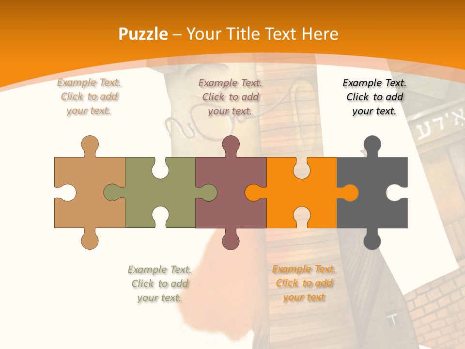 White Grandmother Hold PowerPoint Template