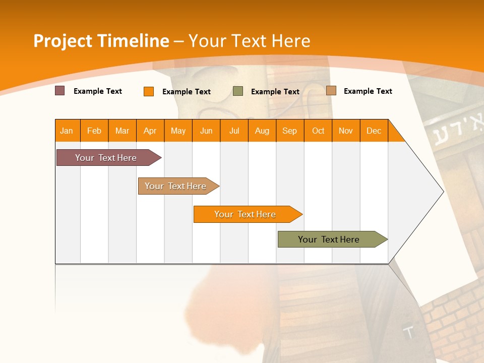 White Grandmother Hold PowerPoint Template