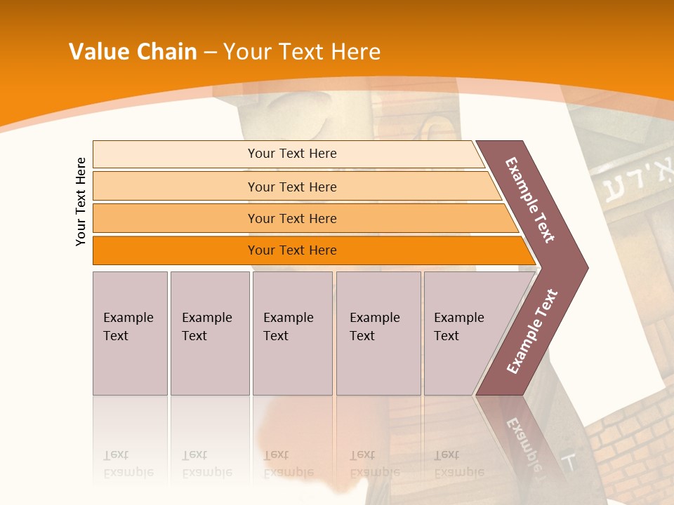White Grandmother Hold PowerPoint Template