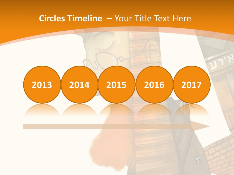 White Grandmother Hold PowerPoint Template