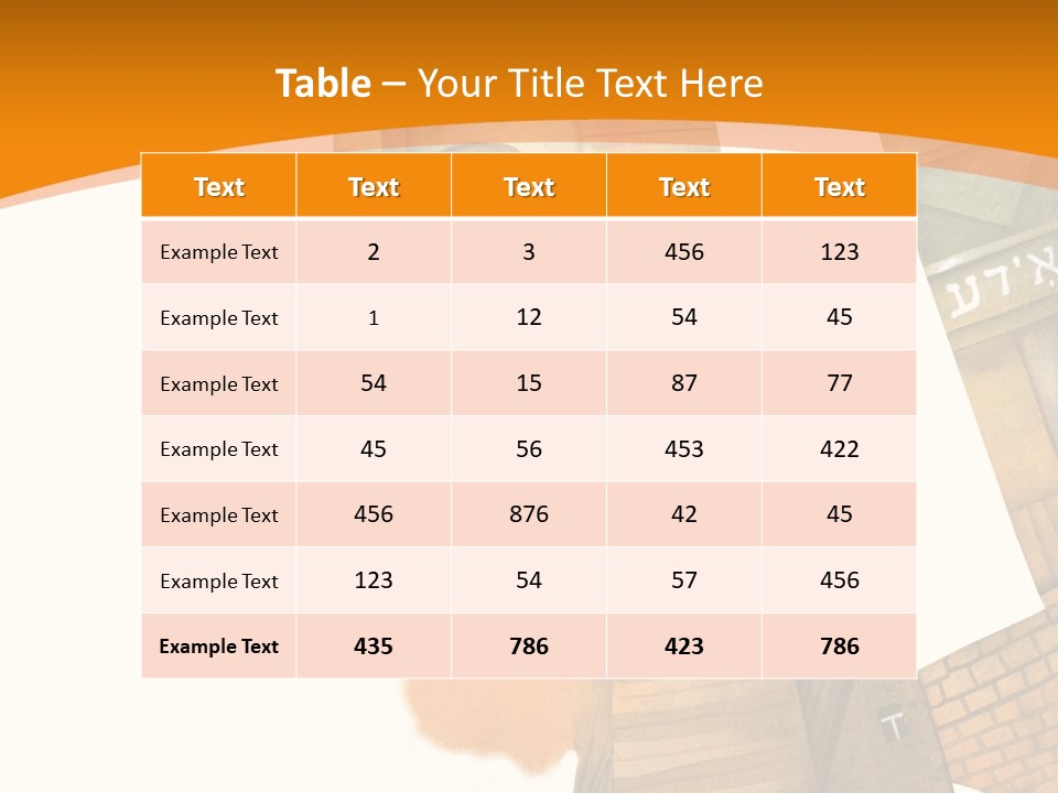 White Grandmother Hold PowerPoint Template