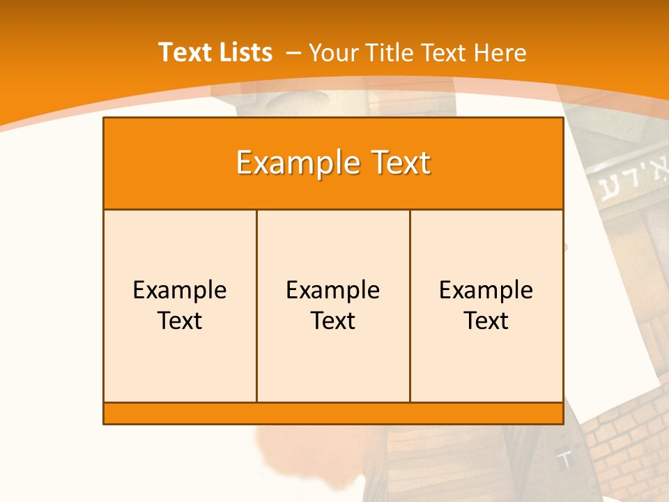 White Grandmother Hold PowerPoint Template