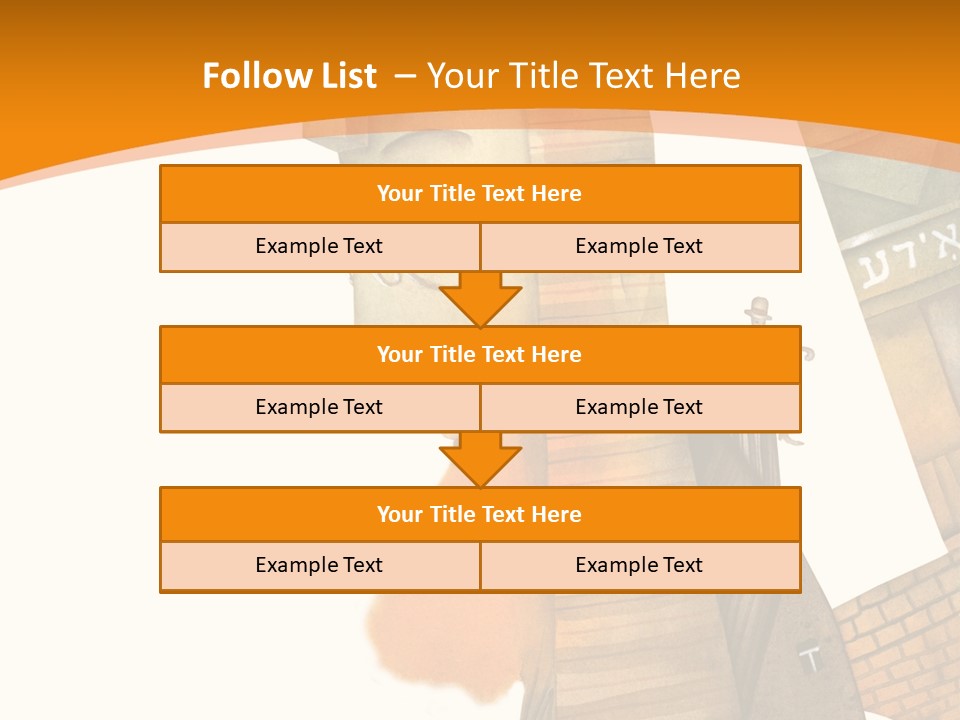 White Grandmother Hold PowerPoint Template